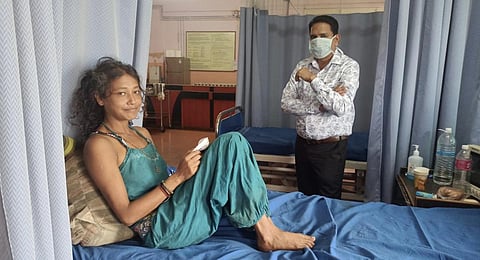 (File picture) Supriya Joshi admitted at VIMS in Hospet