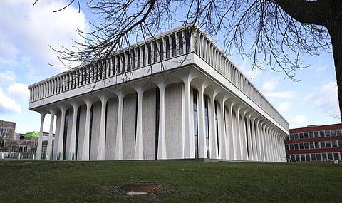 This Dec. 3, 2015 file photograph shows the Woodrow Wilson School of Public and International Affairs at Princeton University in Princeton, N.J. (Photo | AP)