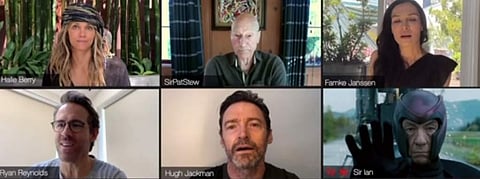 The actors met over a Zoom call.