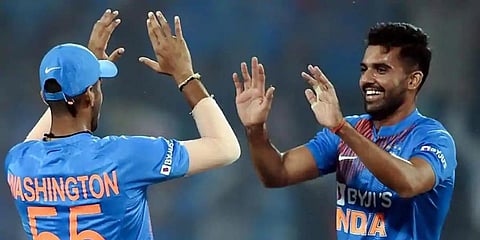 Indian pacer Deepak Chahar (Photo | PTI)