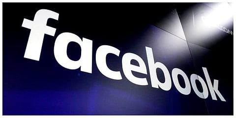 Facebook logo on screens at the Nasdaq MarketSite in New York's Times Square. (Photo | AP)