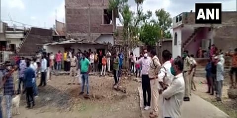 Locals demolish house of rape accused in Madhya Pradesh's Dhar