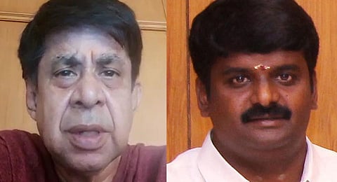 Varadarajan and Health Minister C Vijayabhaskar