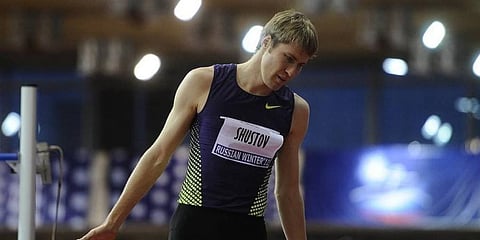 Former European high jump champion Alexander Shustov. (File Photo | AFP)