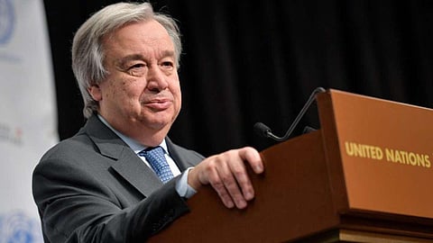 UN chief Antonio Guterres (File photo | AFP)