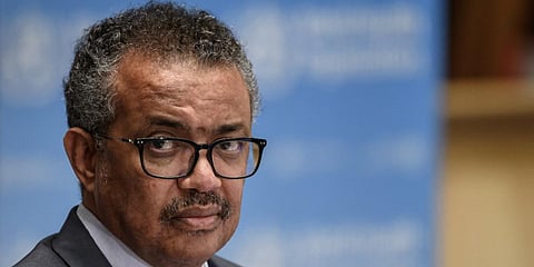 WHO chief Tedros Adhanom Ghebreyesus (File photo| AFP)