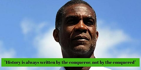 West Indies great Michael Holding  didn't hold back as he delivered a powerful message against racism on Wednesday, asserting that the black race has been dehumanised and its accomplishments wiped off from a history 'written by people who do the harm.' Ho