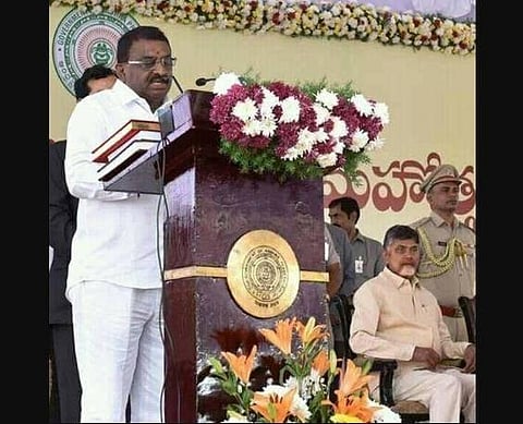 Former Labour minister Pithani Satyanarayana (Photo | Facebook)