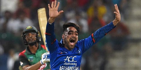 Afghanistan leg-spinner Rashid Khan (Photo | AFP)