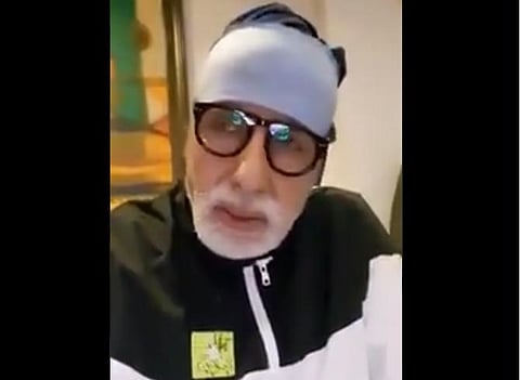 Bollywood Superstar Amitabh Bachchan's old video being circulated on social media. (Screengrab)