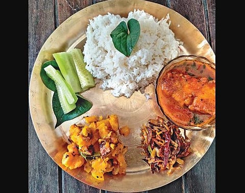 Sneha Lata Saikia’s chicken curry at home