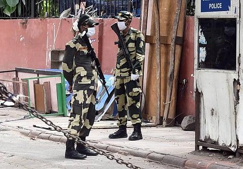 Ten BSF personnel were among 12 people found infected with COVID-19 in Meghalaya. (Representational Photo| EPS)