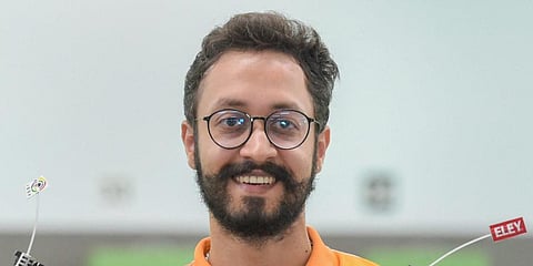 India's ace pistol shooter Abhishek Verma (Photo | PTI)