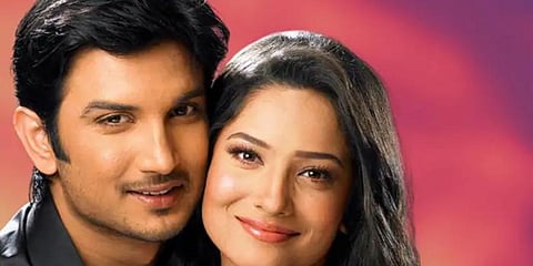 Late Bollywood actor Sushant Singh Rajput with his former girlfriend Ankita Lokhande