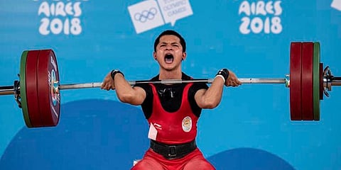 India weightlifter Jeremy Lalrinnunga (Photo | AP)