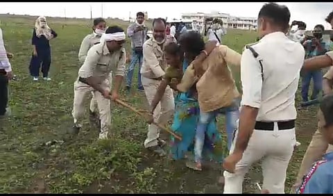 The Dalit couple was assaulted by police on Tuesday.