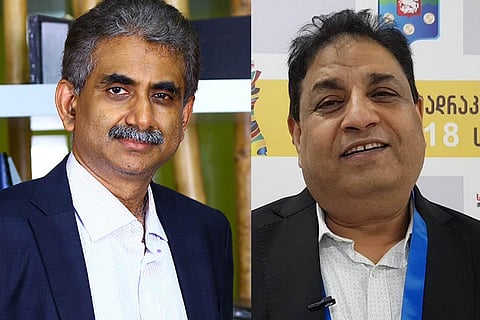 AICF president PR Venketrama Raja, Secretary Bharat Singh Chauhan