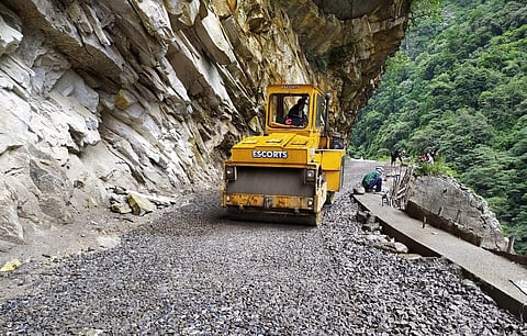Border Roads Organisation building roads in Arunachal.