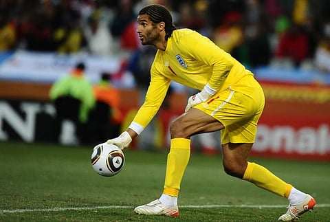 English goalkeeper David James. (Photo| AFP)