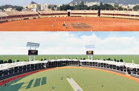 Conceptual design of Indira Gandhi Municipal Corporation Stadium