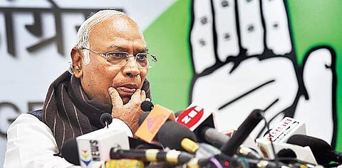 Veteran Congress leader Mallikarjun Kharge. (File Photo | PTI)