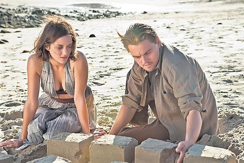 Picture Cobb and Mal recreating places from their memory, taking each other through half-remembered incidents from their childhood. (Still from the film Inception)