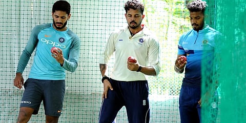 From left: Basil Thampi, S Sreesanth and MD Nidheesh | EPS