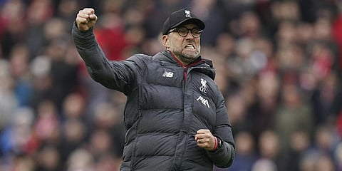 Liverpool manager Jurgen Klopp (Photo | AP)