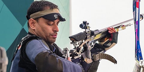 Indian 50m air rifle shooter Sanjeev Rajput (Photo | PTI)
