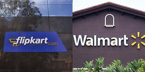 Flipkart and Walmart (Photos | Reuters, AP)