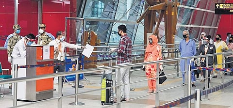 International travellers will also have to undergo seven days of home quarantine (File Photo)