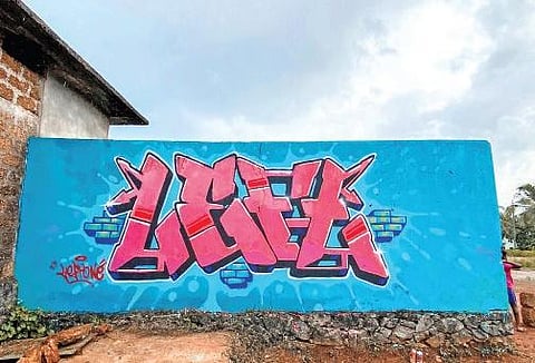 Palms sweaty Left Hander Graffiti