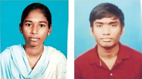 S Dharani was rescued as a child labour when she was just eight (L); SE Gokul was rescued from a Beedi-making unit when he was 14 (R).