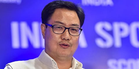 Union Sports Minister Kiren Rijiju (Photo | PTI)