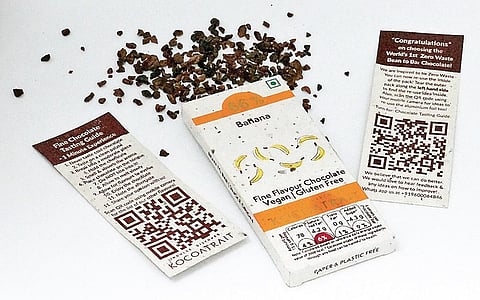 The printing is done at an NGO that employs differently abled citizens (autism, physically and mentally impaired individuals)