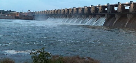 Lal Bahadur Shastri Water Reservoir in Almatti Dam. (File photo| EPS)