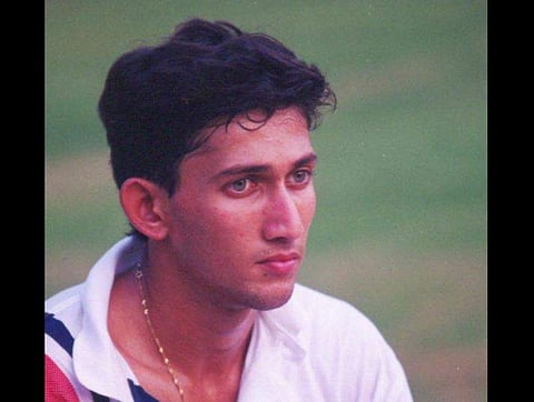 Former Indian cricketer Ajit Agarkar during his younger days. (File | Agency)