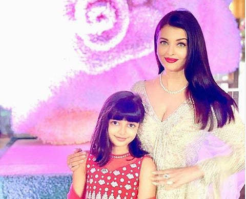 Aishwarya Rai Bachchan and her daughter Aaradhya Bachchan  (Photo | Instagram)