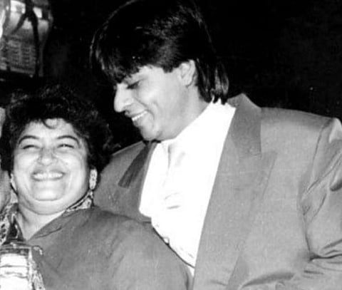 Saroj Khan and Shah Rukh Khan (Photo | Instagram)