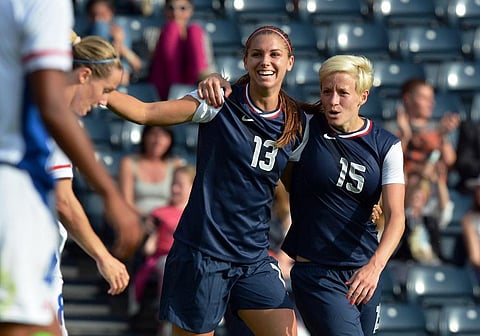 The players sued in March 2019 under the Equal Pay Act and Title VII of the Civil Rights Act of 1964, and they sought more than $66 million in damages. (Photo | USWNT, Twitter)