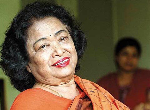 Shakuntala Devi set the record of the Fastest Human Computation by multiplying two randomly selected 13 digit numbers in just 28 seconds.. (Photo | AP)