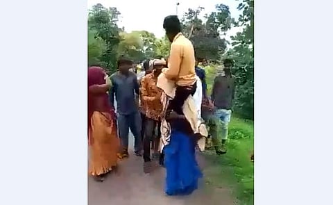 A screengrab of the video