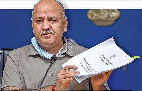 Delhi Deputy Chief Minister and Education Minister Manish Sisodia