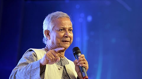 Chief advisor of Bangladesh's interim administration Muhammad Yunus.