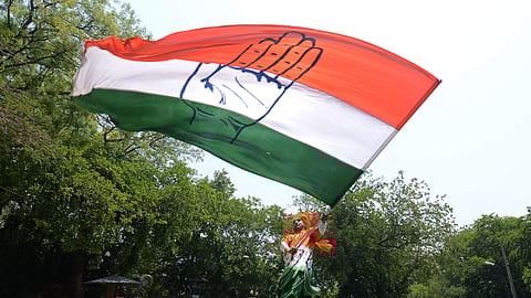 The Congress flag.