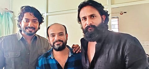 Prajwal Devaraj, Shashidhara K M and Kitty