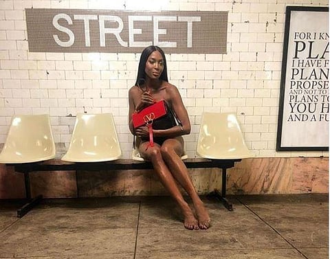 Naomi Campbell for Valentino (Photo| Instagram)