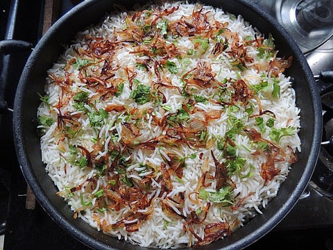 Basmati rice.