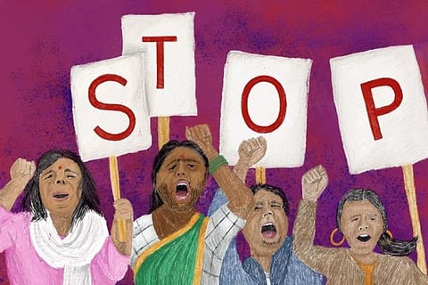 For representational purposes.(Photo | Aasawari Kulkarni, Feminism in India)