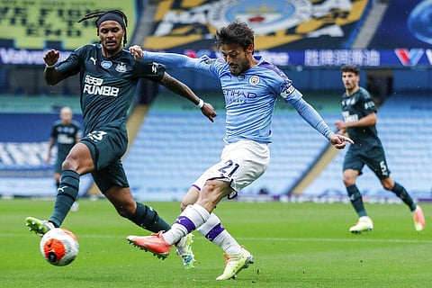 Pep Guardiola praises 'incredible' David Silva as Manchester City rout Newcastle